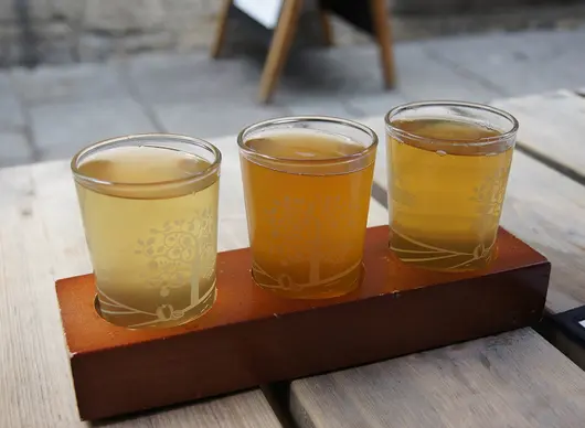 Apfelwein in Gläsern © LPV MKK
