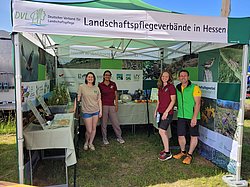 Team LPV Schwalm-Eder e.V. im DVL Hessen Pavillon auf dem Hessentag