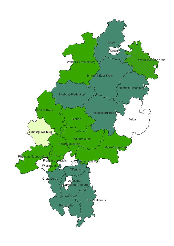 Hessische Landschaftspflegeverbände - Landkreisebene